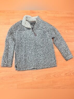 True Grit Sherpa Pullover Fleece Jacket Mens Large Cozy Fleece
